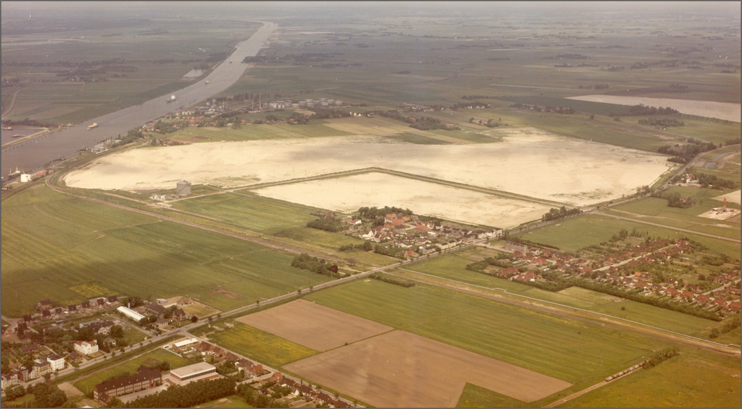 Luftbild Gelände Brunsbüttel 1972
