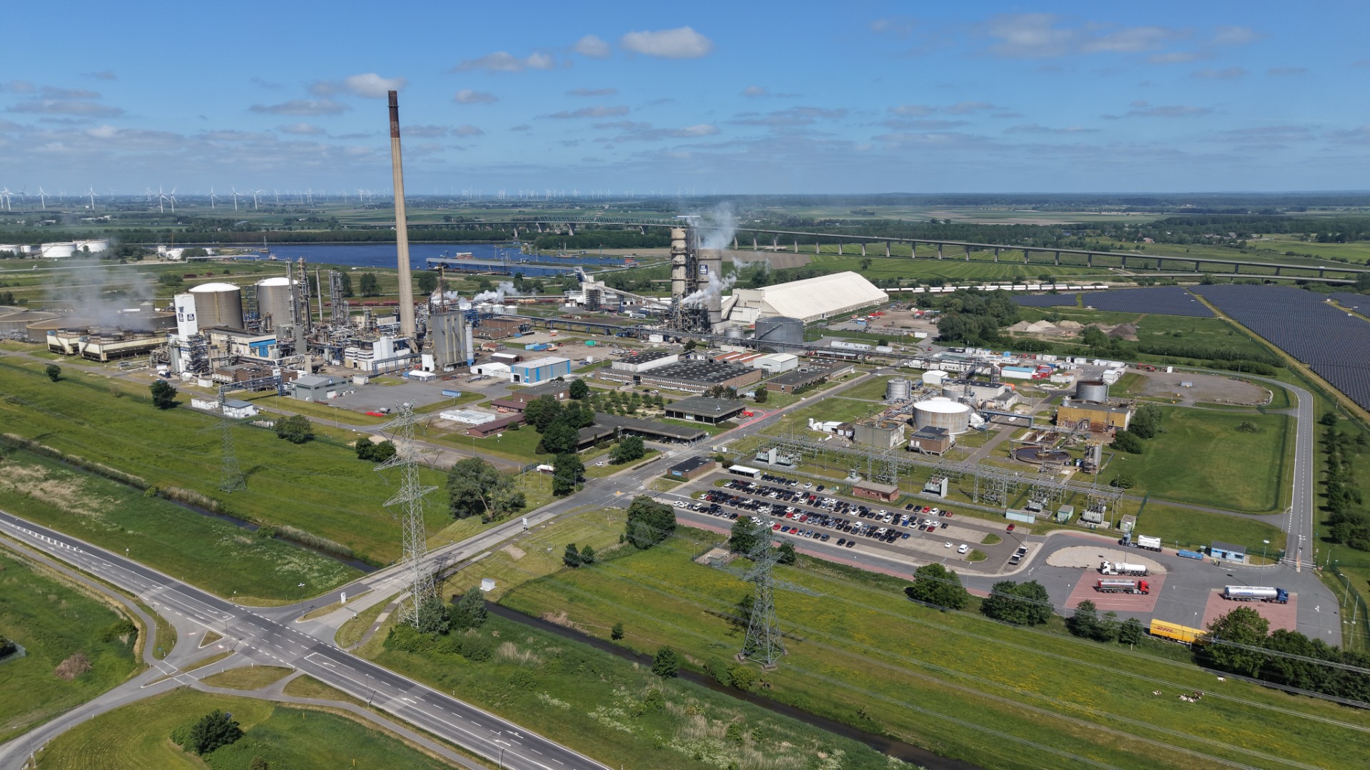 Luftbild Yara Werk Brunsbüttel 2026