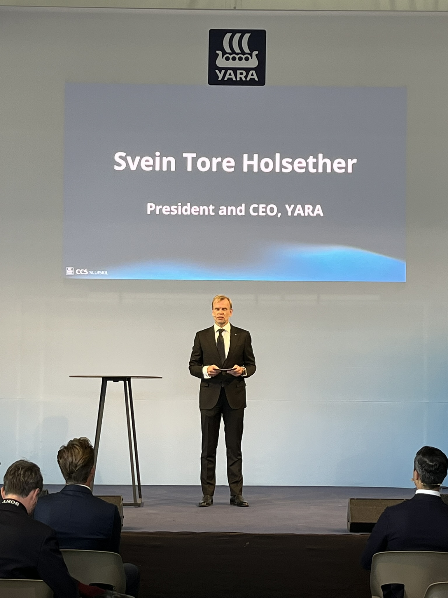 Yara CEO Begrüßung