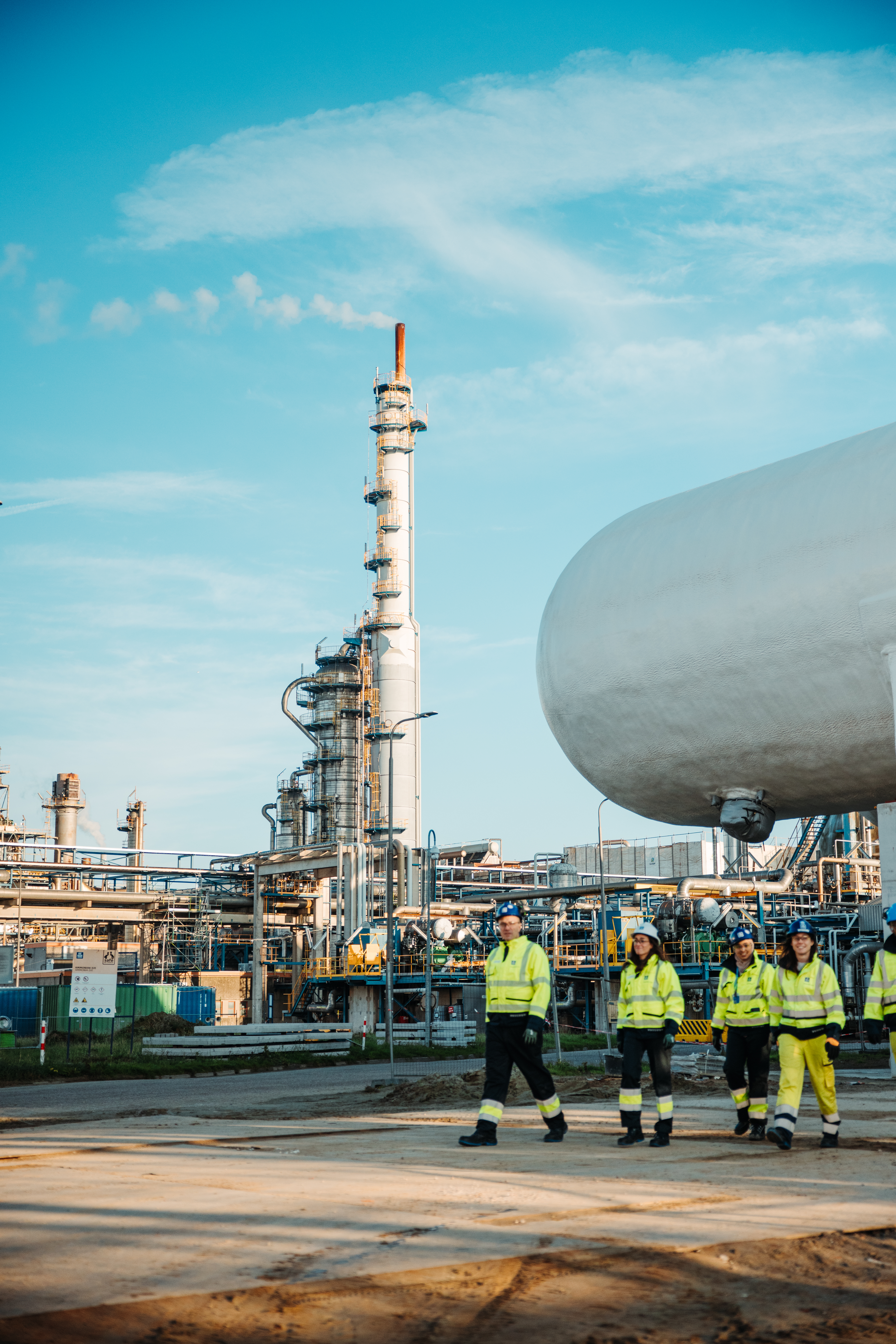 Yara Sluiskil Mitarbeitende und Produktionsgelände
