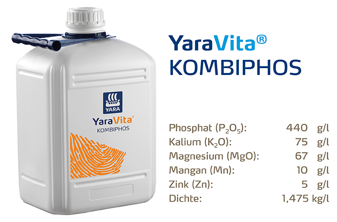 Deklaration und Kanister YaraVita Kombiphos