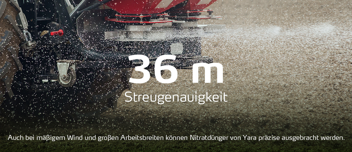 Streugenauigkeit Nitratduenger