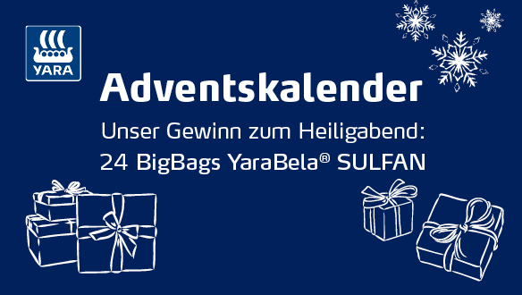 Adventsgewinnspiel Yara Heiligabend