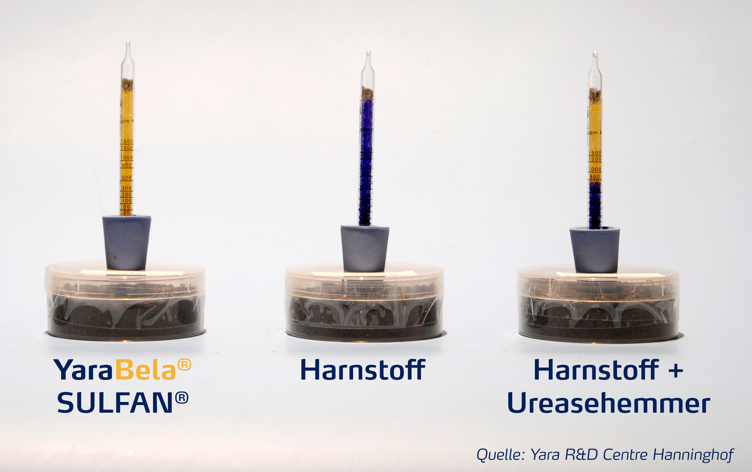 Vergleich Ammoniakverluste unterschiedlicher Stickstoffformen