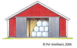 Düngerlagerung innen