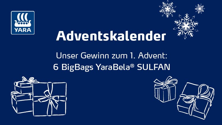 Yara-Adventsgewinnspiel 1. Advent