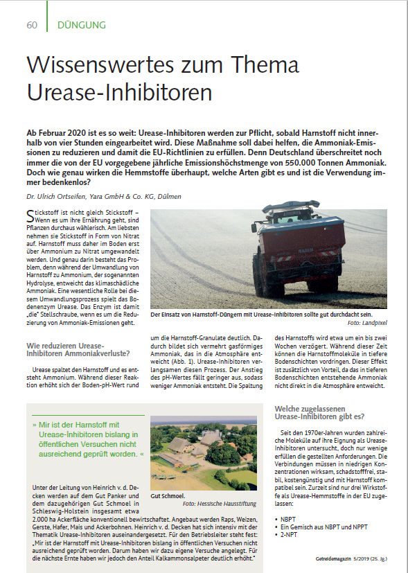 Wissenswertes zum Thema Ureaseinhibitoren